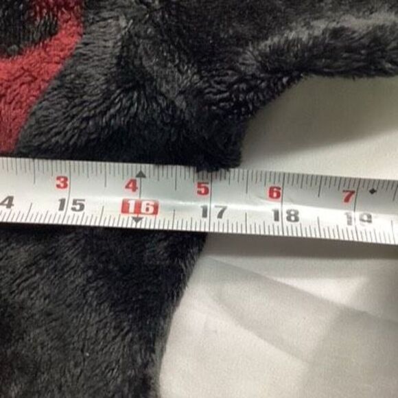 KERRITS Womens Fleece Full Zip Jacket Sz M Equestrian Horse Stretch Red Black - Picture 7 of 8